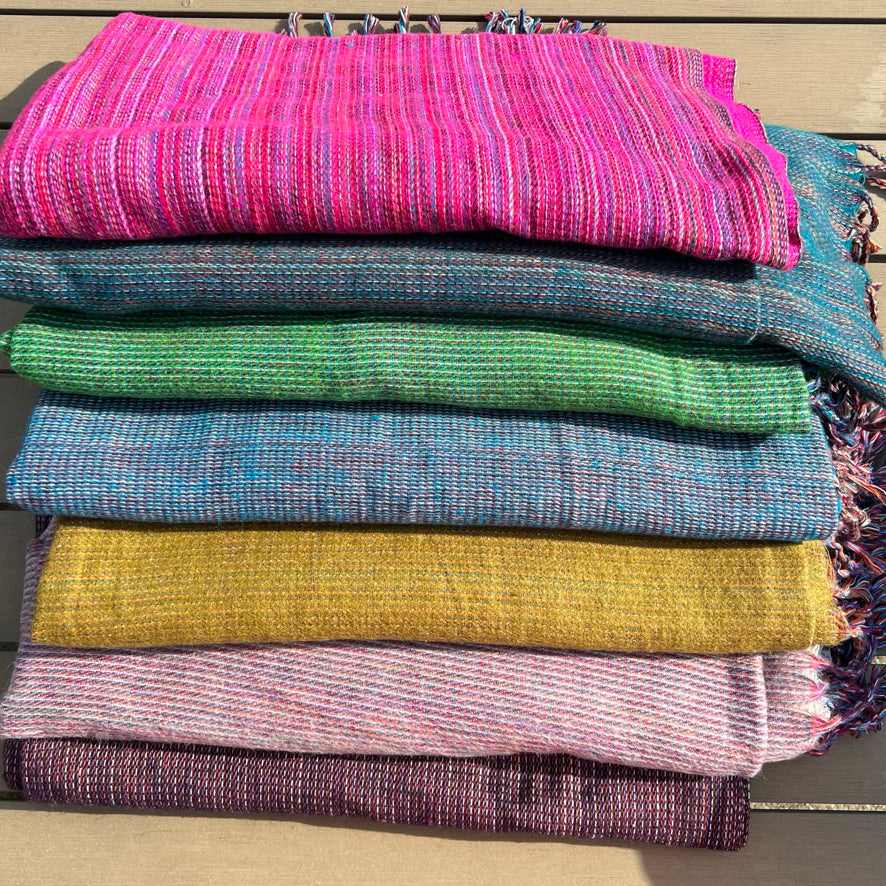 Lille Yak Tæppe/Shawl - Vælg farve