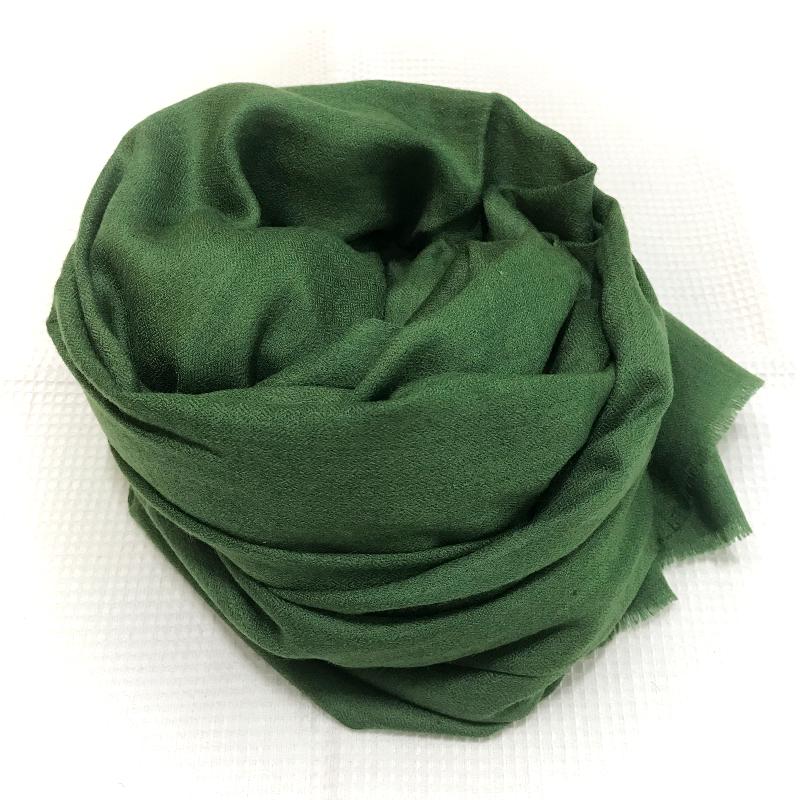 Cashmere Sjal - grøn