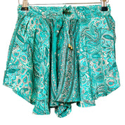 Shortsnederdel i silke med lomme str. XS/S