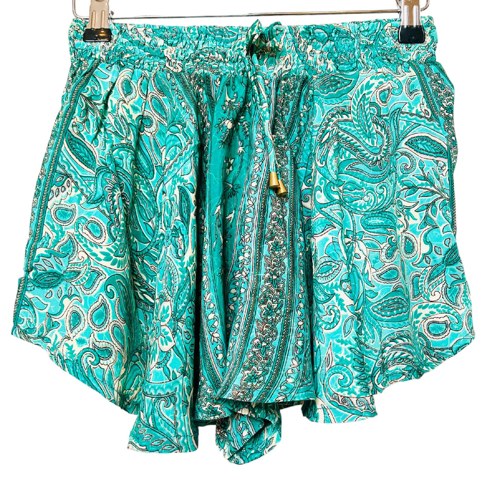 Shortsnederdel i silke med lomme str. XS/S