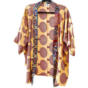 Kort silke kimono