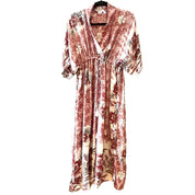 Kaftan blomst med bindebånd/Impire Snit