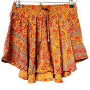 Shortsnederdel i silke med lomme str. XS/S