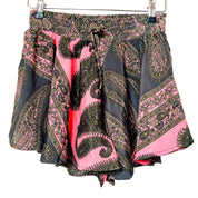 Shortsnederdel i silke med lomme str. XS/S