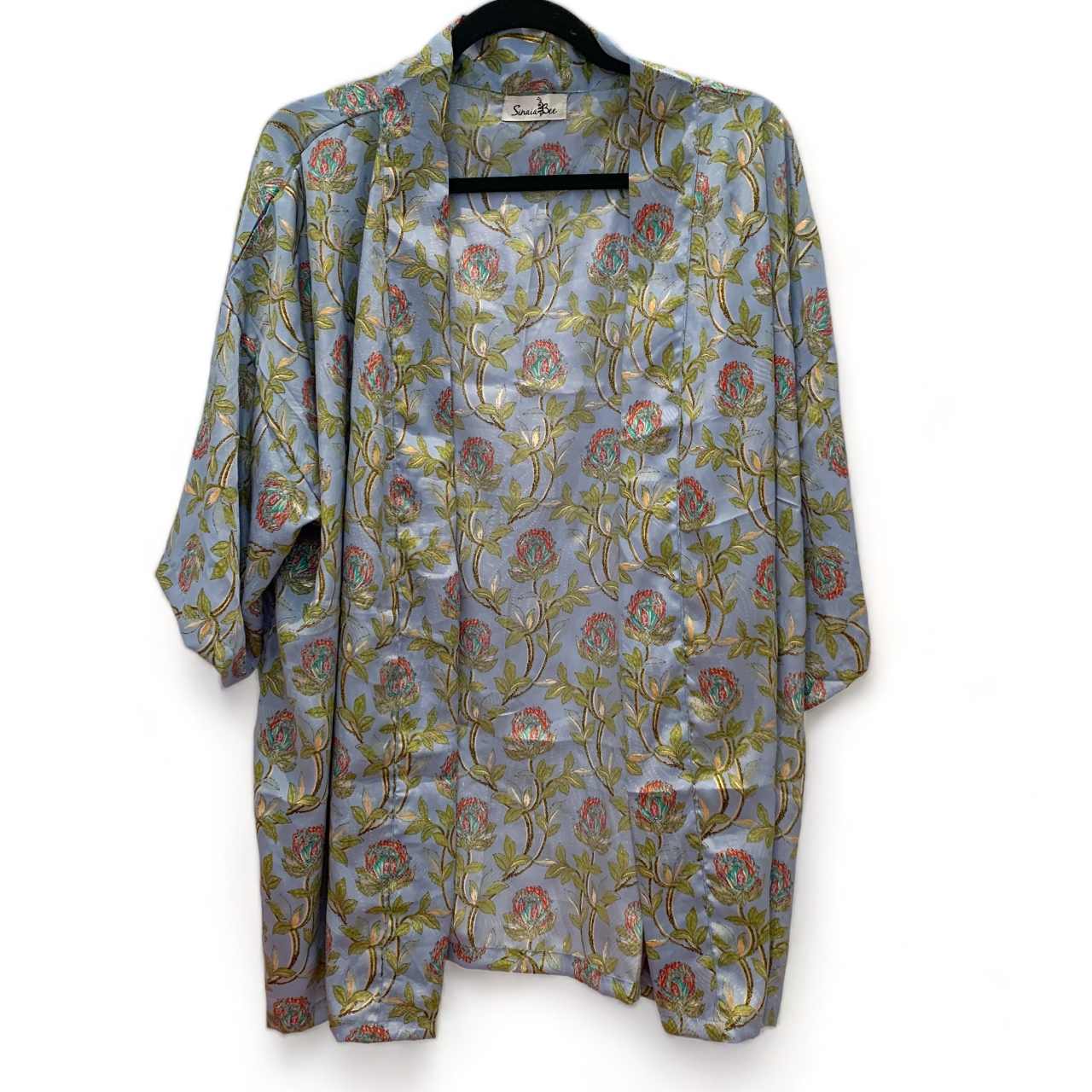 Dancing flowers kimono sæt