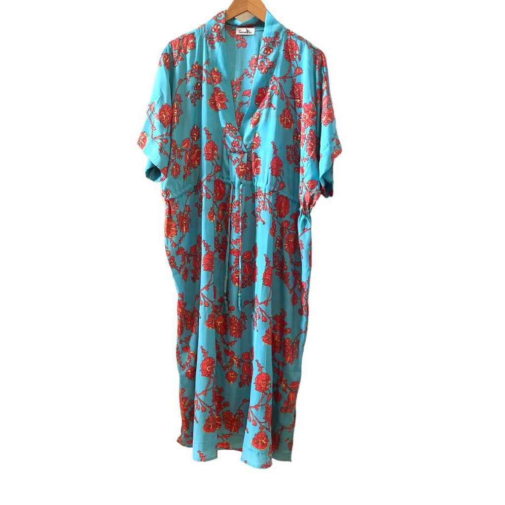 Kaftan med bindebånd/Impire Snit