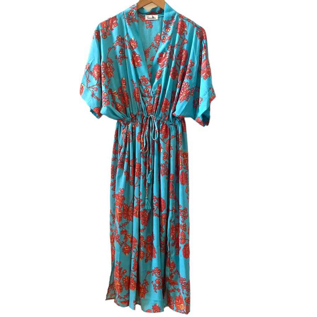 Kaftan med bindebånd/Impire Snit