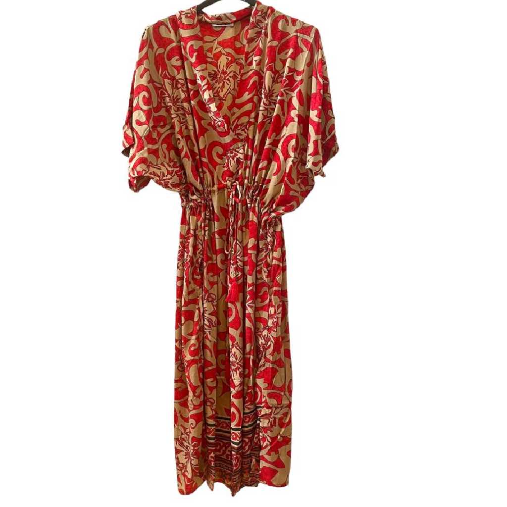 Kaftan med bindebånd/Impire Snit