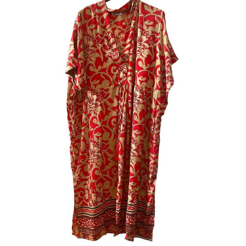 Kaftan med bindebånd/Impire Snit