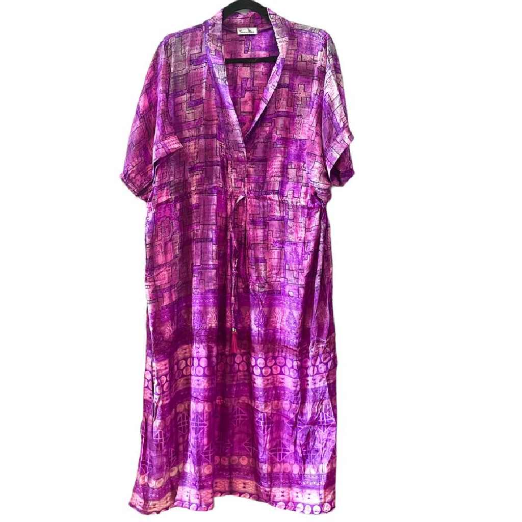 Kaftan med bindebånd/Impire snit