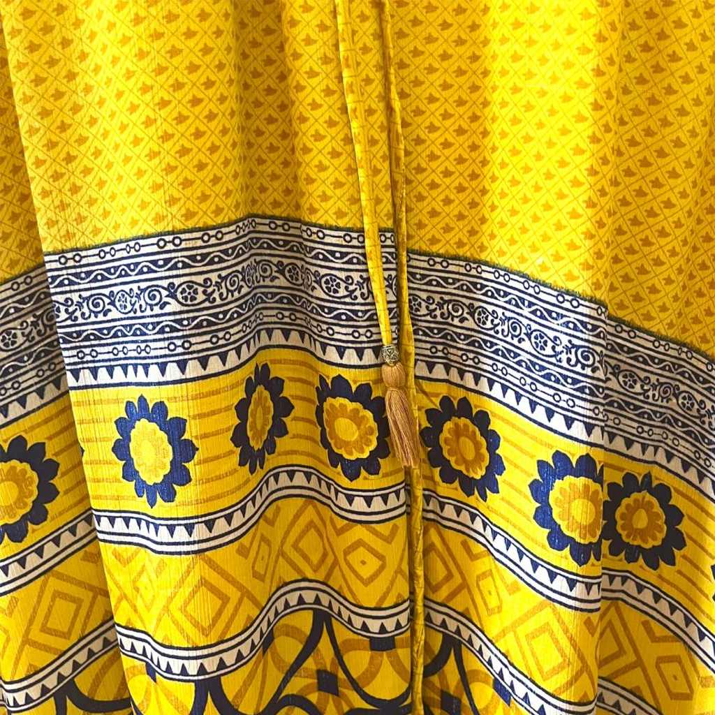 Kaftan med bindebånd/ Empire Snit