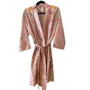 Silke kimono med lomme