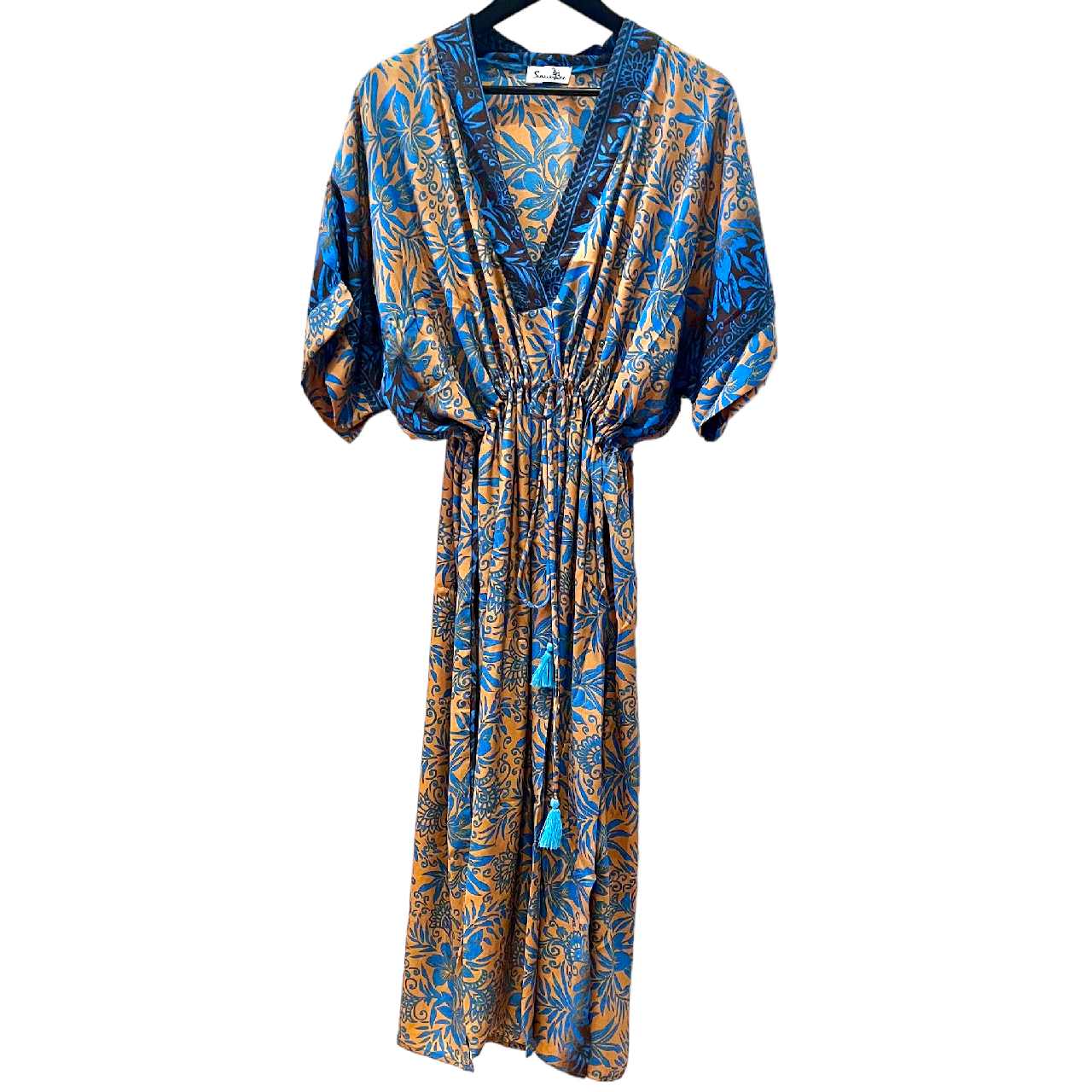 Kaftan med bindebånd/Impire Snit