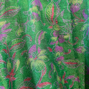 Silke kimono med lomme