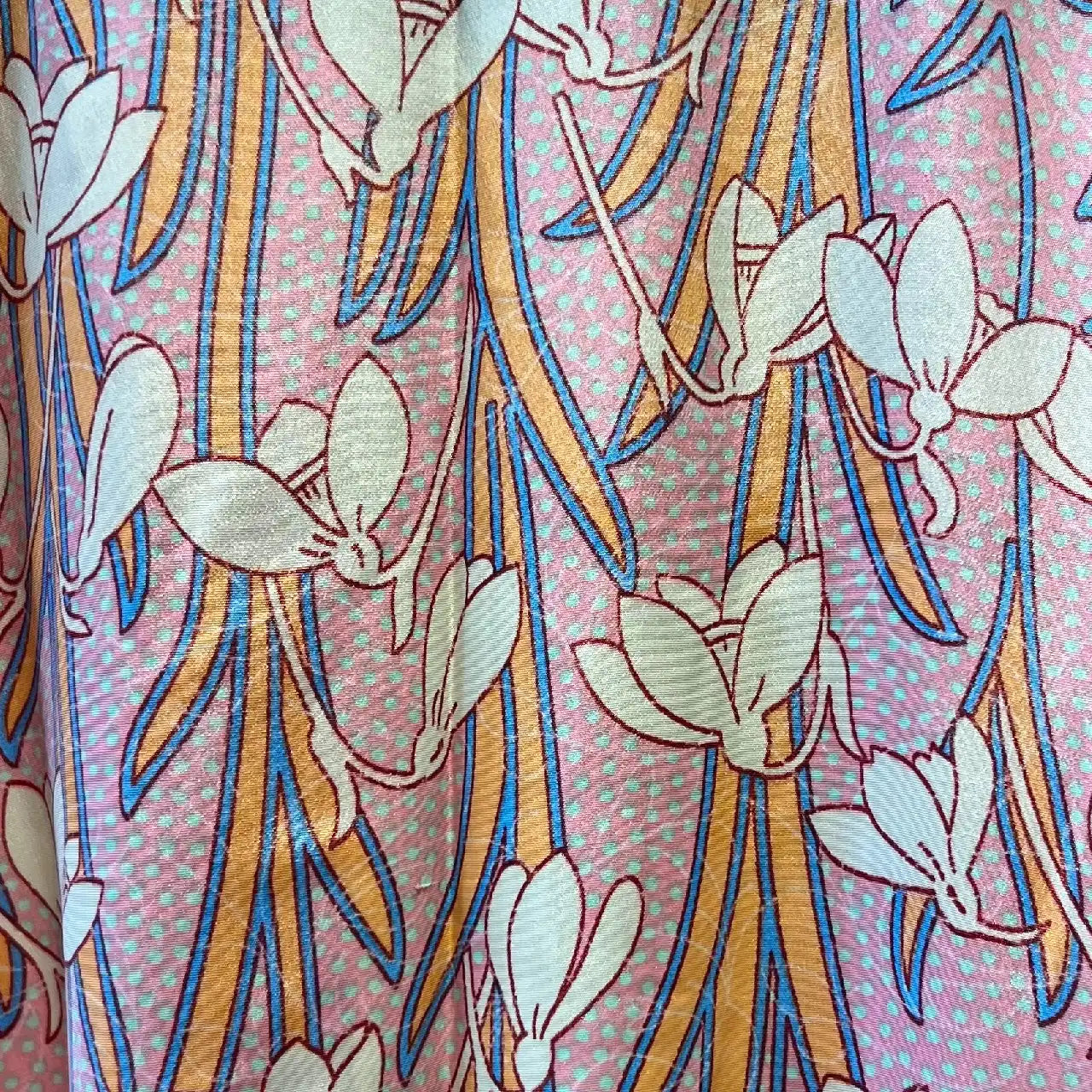 Lang Blomstret Silke Kimono 5.