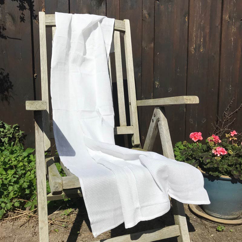 Vaffelvævet Håndklæde - Scandinavian - Alm. str.