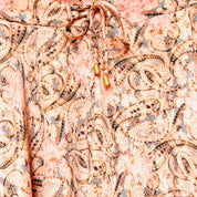 Shortsnederdel i silke med lomme str. S/M