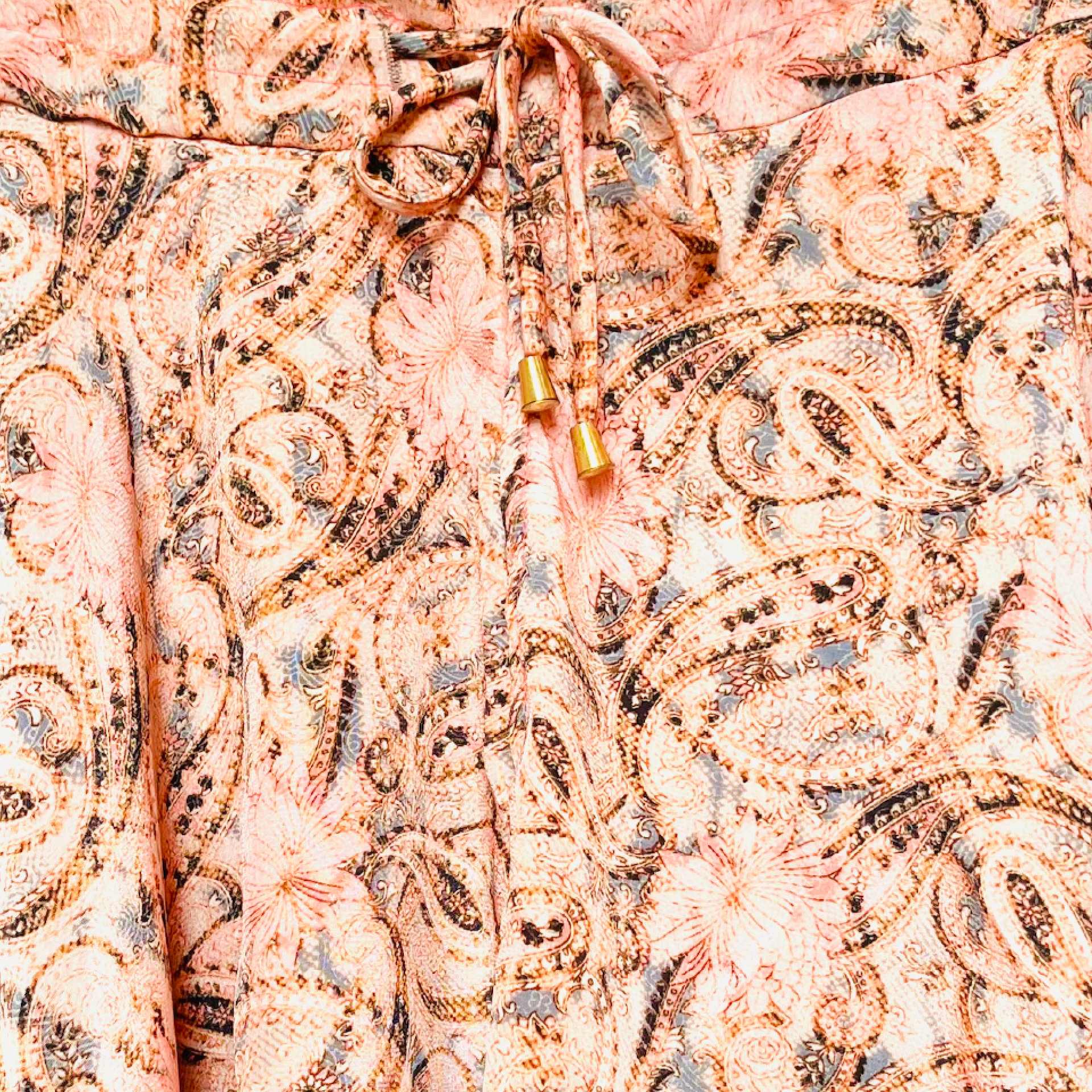 Shortsnederdel i silke med lomme str. S/M