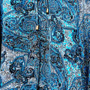 Shortsnederdel med lomme i silke str. S/M