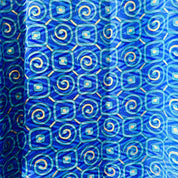 Lang Blå Silke Kimono 2.