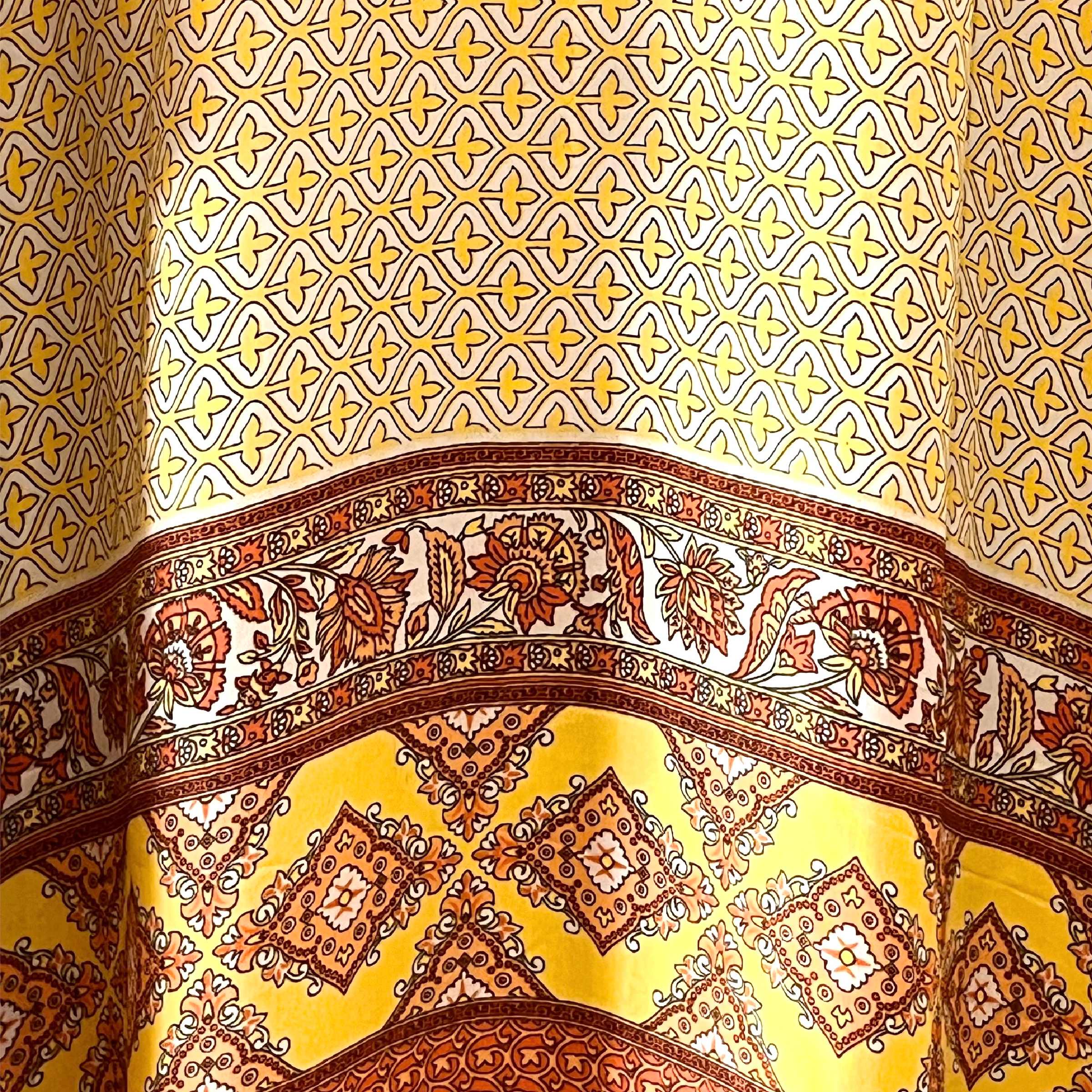 Kaftan Yellow Oriental