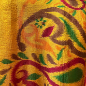 Silke kimono med lomme