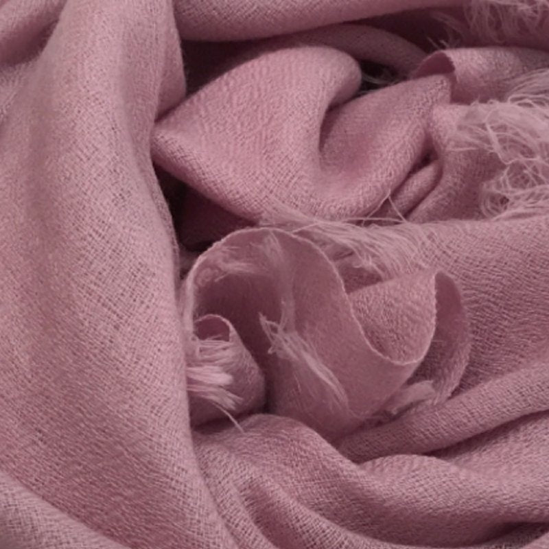 Firkantet sjal, pink