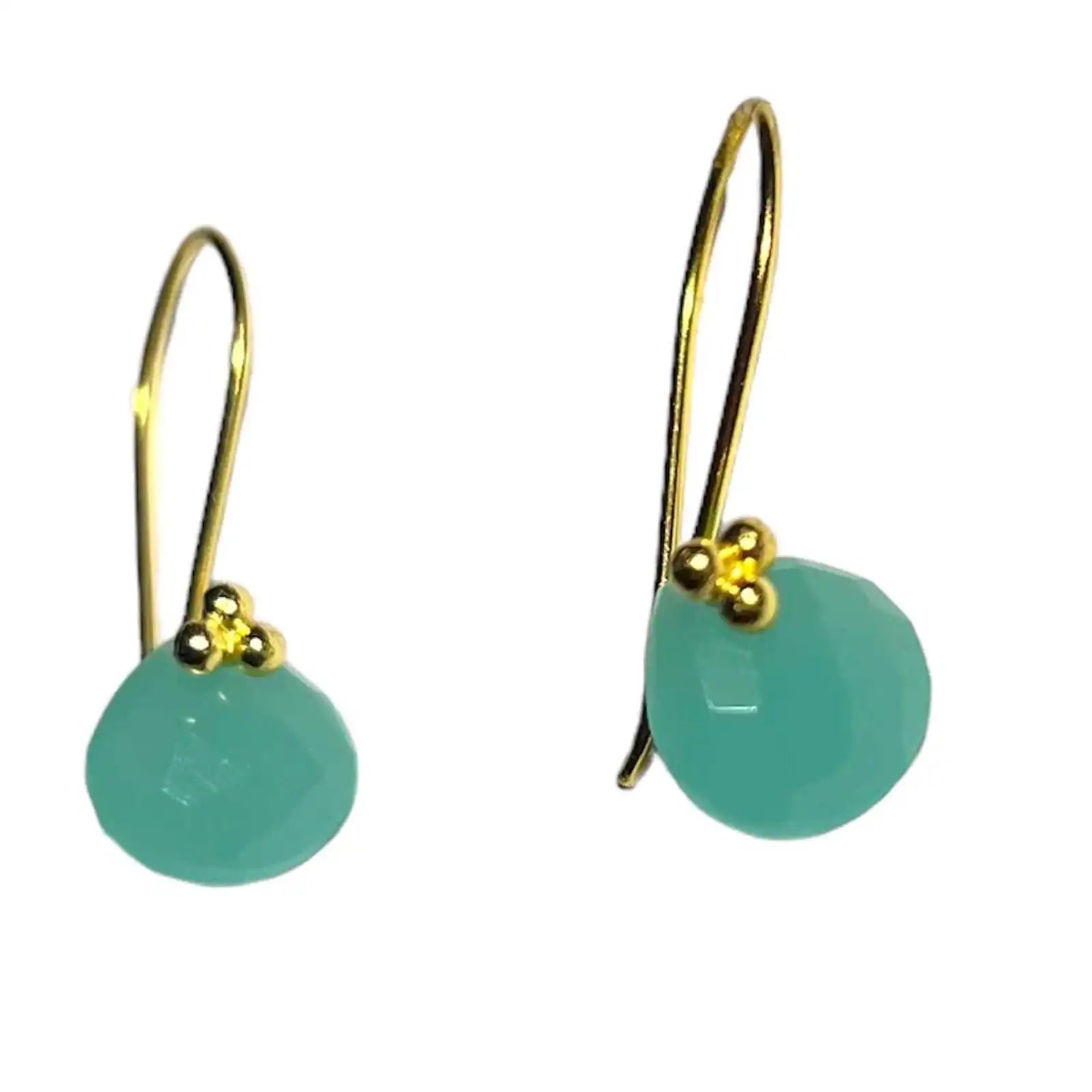 Guldbelagt 18 karat øreringe