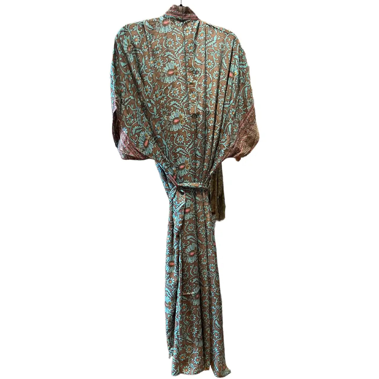 Lang Blomstret Silke Kimono 4.