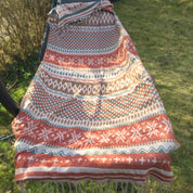 Uld tæppe med unikt mønster