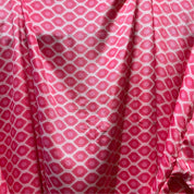 Kort silke kimono med bælte