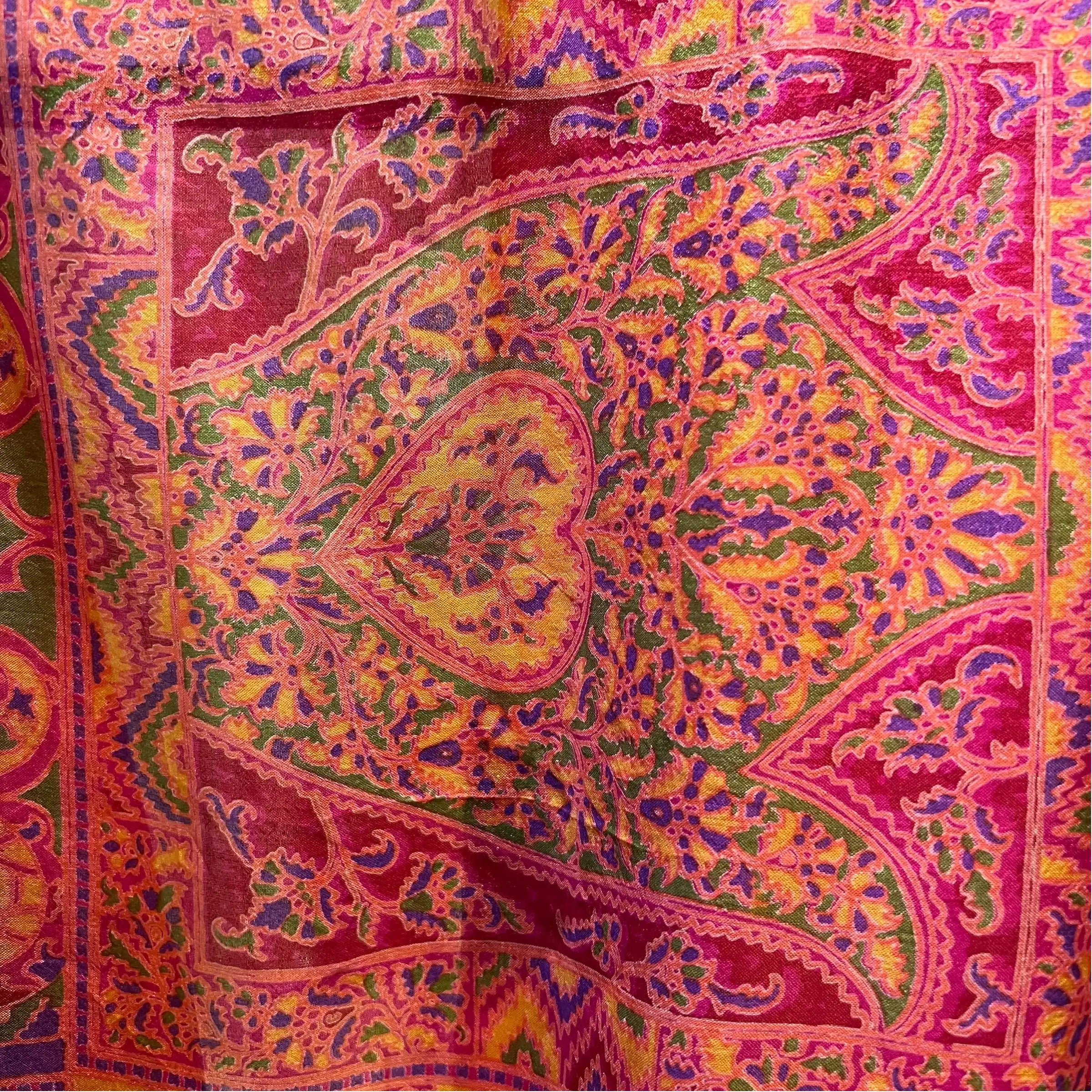 Silke kimono med lomme Golden Dream 2