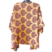 Kort silke kimono