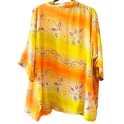 Kort silke kimono