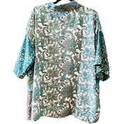 Kort silke kimono