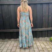 Lang silkekjole - 4
