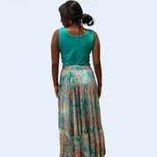 Silke patchwork nederdel