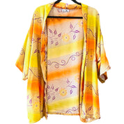 Kort silke kimono