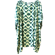 Silke poncho grøn