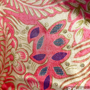 Pink flower Kimono sæt
