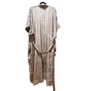 Lang smuk sølvgrå silke kimono 9.